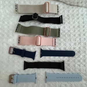 Assorted apple Watch Bands in Multiple Colors